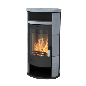 Fireplace Alicante Kaminofen Speckstein Schwarz 8 kW