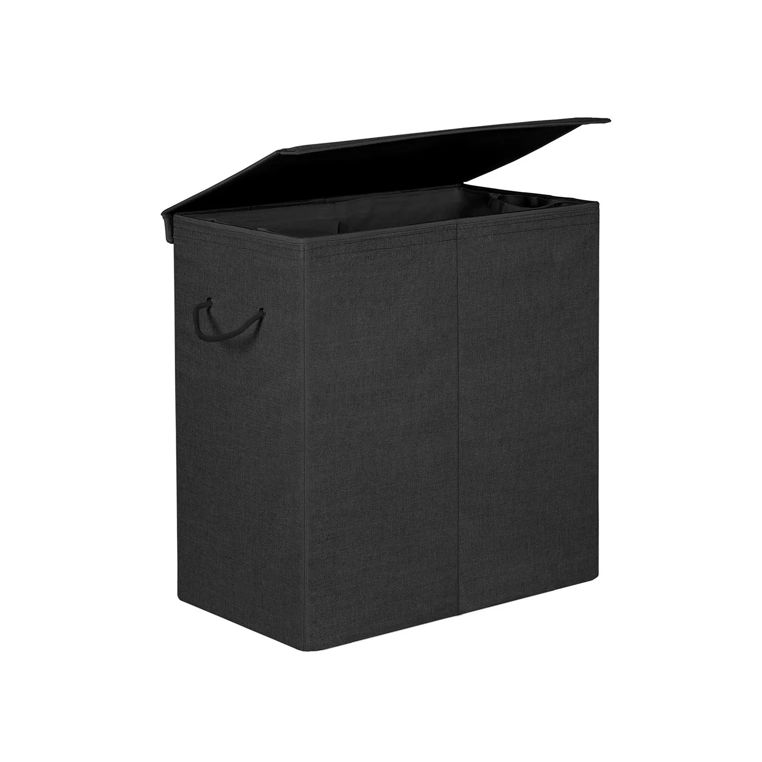 Songmics Wäschekorb 60 cm x 36 cm x 66 cm Schwarz kaufen bei OBI
