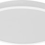 Weiße, runde Ledvance Smart+ WiFi Einbauleuchte Surface Downlight, Ø 60 cm.