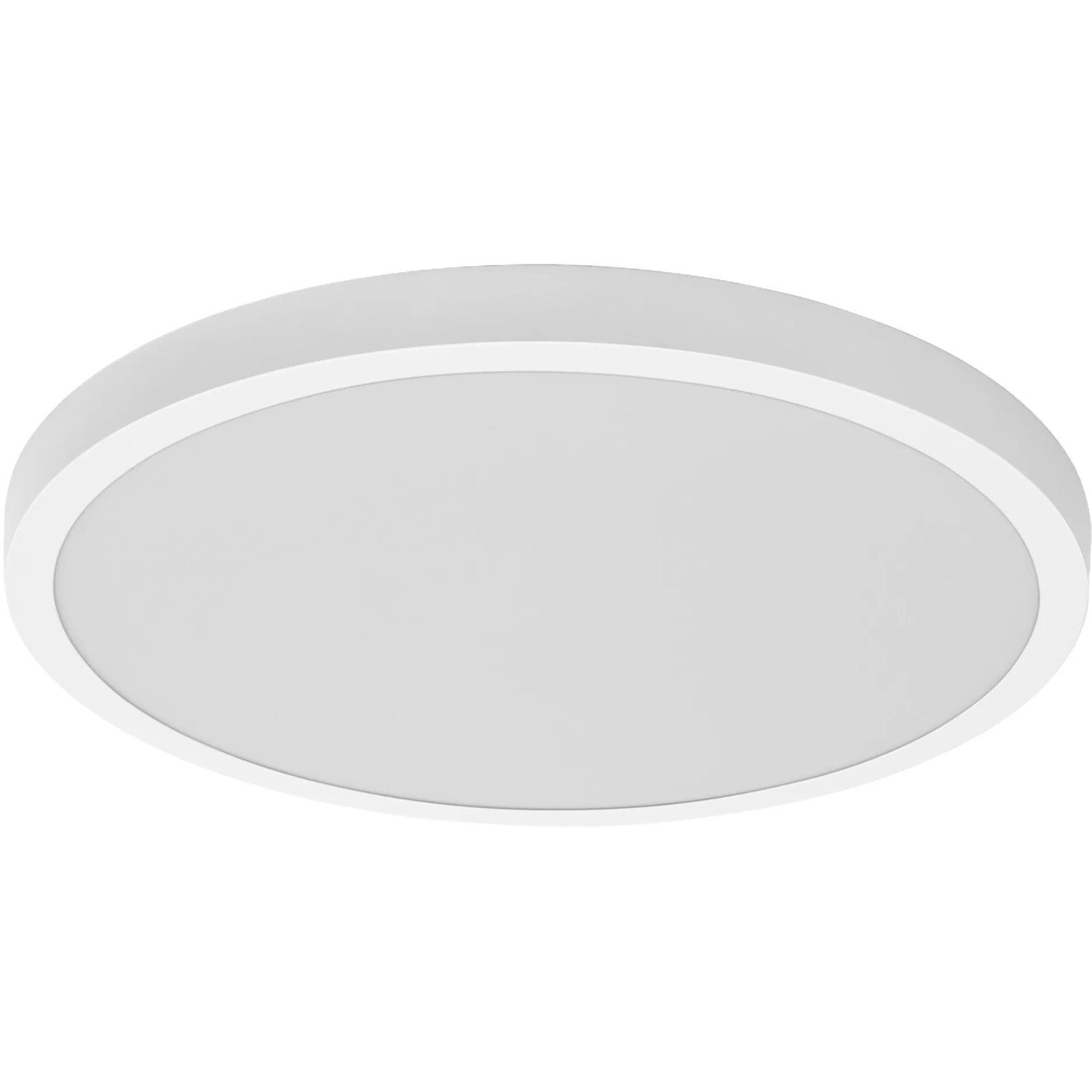 Weiße, runde Ledvance Smart+ WiFi Einbauleuchte Surface Downlight, Ø 60 cm.