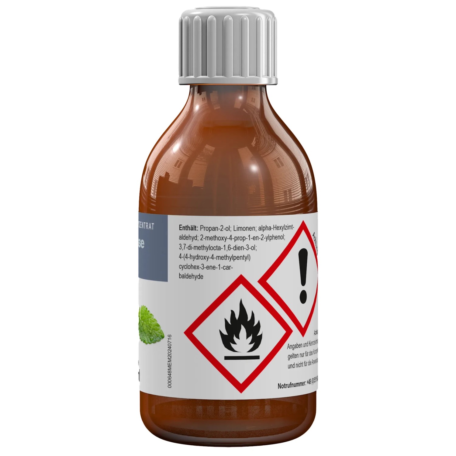 Eilo Sauna Duftkonzentrat Melisse, 250 ml Flasche für Saunaöfen & Zubehör.