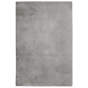 Silberner, rechteckiger Obsession Teppich My Cha Cha, 230x160 cm. Moderner Teppich mit weicher Haptik.
