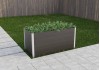 WPC Hochbeet Grau 75 cm x 150 cm 70 cm kaufen bei OBI