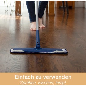 Bona Öl-Refresher zur Pflege von Holzböden. Einfach aufsprühen und wischen.