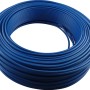 Blaue Aderleitung H07V-U 1,5 mm² (100 m) aufgerollt.