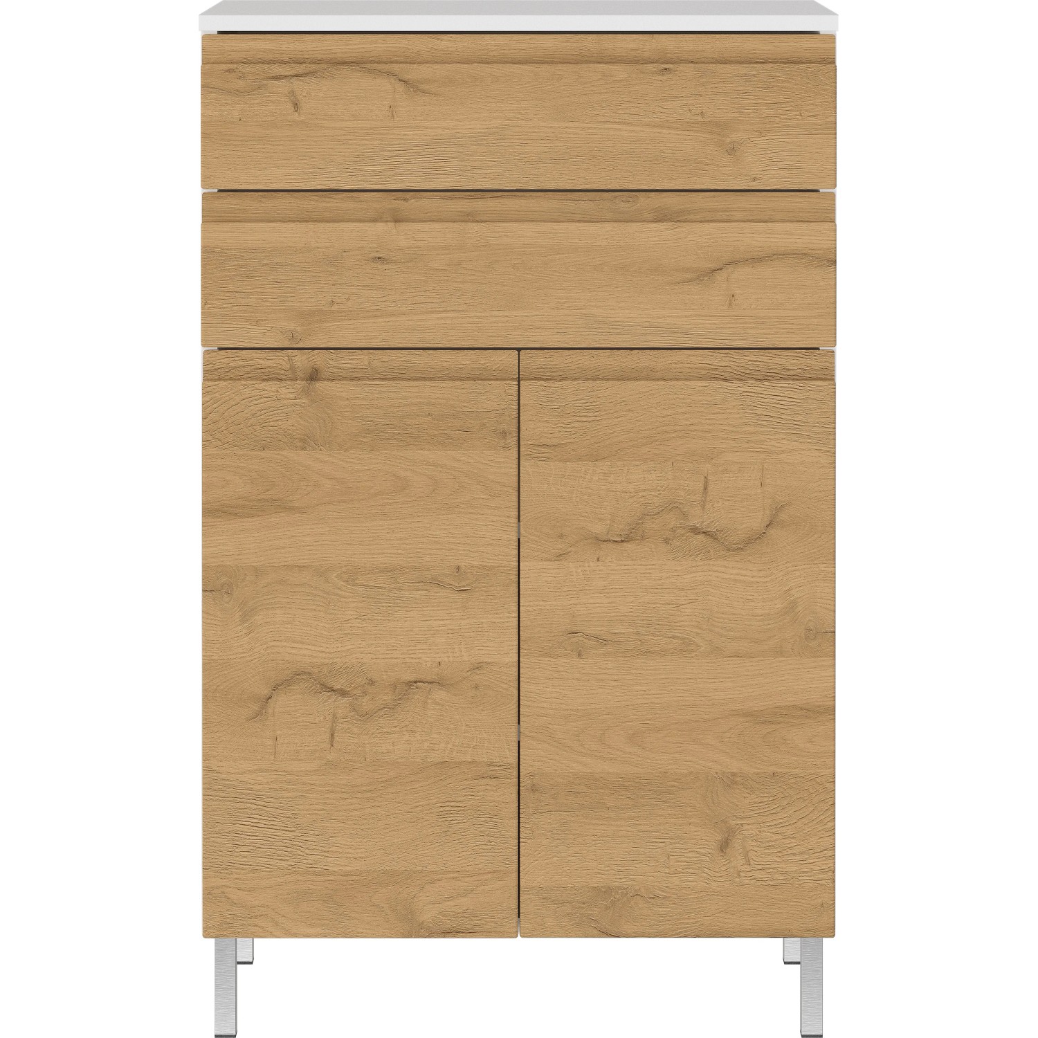 Germania Badkommode Torrance 4332 Weiß-Eiche 97 cm x 60 cm kaufen bei OBI
