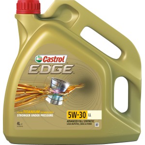 Castrol Edge 5W-30 LL Motoröl, 4 Liter Gebinde für Otto- und Dieselmotoren.