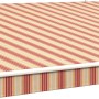 Wismar Gelenkarmmarkise Classic, 300x200 cm, beige-rot gestreift, für Terrasse & Balkon.