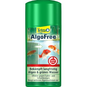 Tetra Pond AlgoFree Algenmittel, 500ml Flasche zur Bekämpfung von Algen im Gartenteich.