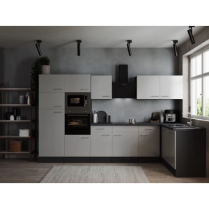 Respekta Winkelküche Oliver 340 cm Weiß