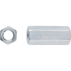 Verbindungsmutter M5 x 20 mm Stahl Feuerverzinkt 4 Stück