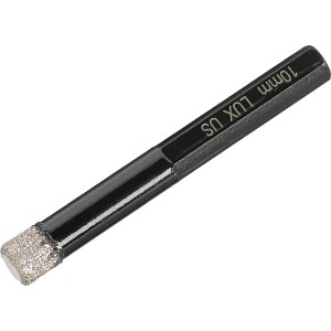 LUX Paraffinbohrer, 10 mm Fliesenbohrer mit Diamant-Krone für Bohrmaschinen.