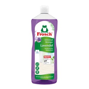 Frosch Lavendel Reiniger, 1000ml Flasche für hygienische Sauberkeit auf Böden und Oberflächen.
