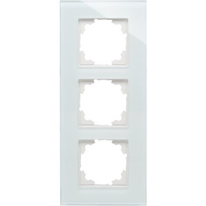 Kopp Glas-Abdeckrahmen 3-fach Athenis Mint für Schalterprogramme