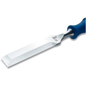 Kirschen Multi-Beitel 2 Cut, 26 mm, mit blauem Griff. Stecheisen für Holzbearbeitung.