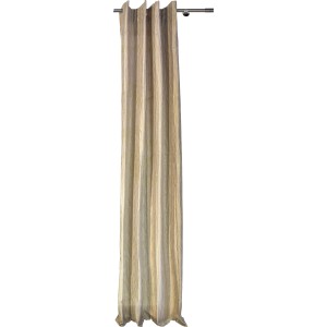 My Deco Schlaufenschal Stream Sand, 135x300 cm, blickdichter Fenstervorhang mit Schlaufen.
