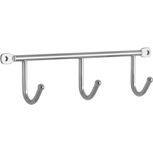 Siro Hakenleiste 2081 Metall Chrom Glänzend Länge 200 mm 3 Haken