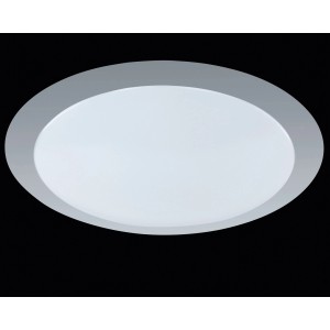 Titanfarbene LED-Deckenleuchte, dimmbar, Ø 35 cm. Moderne Deckenlampe für Innenräume.
