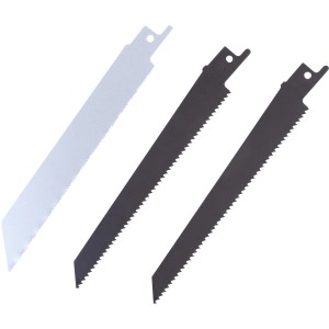 Säbelsägeblätter Set: LUX E-SBS-21 Zubehör für Stichsägen, 3-teilig, für Holz und Metall.