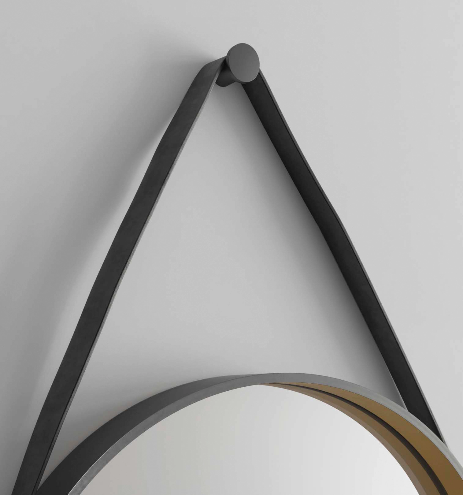 DSK Design Rundspiegel Black Primavera Ø 55 cm kaufen bei OBI