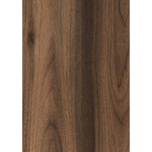 Kaindl Arbeitsplatte Nuss Tortona, 410 cm, Detailansicht der Holzstruktur.