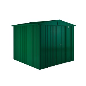 Biohort Metall-Gerätehaus Europa, dunkelgrün, 5,2 m²: Robustes Gerätehaus für Garten & Werkzeug.
