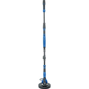 LUX Trockenbauschleifer TBS-710 mit Teleskopstiel und blauem Gehäuse.