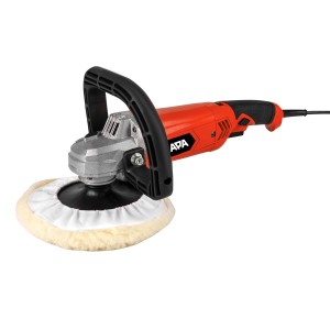 Apa Poliermaschine 1200W mit D-Griff und Polierpad für die Autopflege.