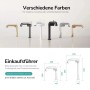 Emke Waschtischarmatur in Gold, Schwarz, Weiß, Chrom, Roségold mit Maßzeichnungen. Modernes Bad-Design.