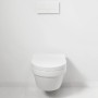 Villeroy & Boch Architectura Wand-WC-Set, Tiefspüler, Weiß, mit Betätigungsplatte.