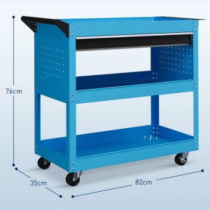 HOMCOM-Werkstatt-Rollwagen-82cm x 35cm x 76cm
