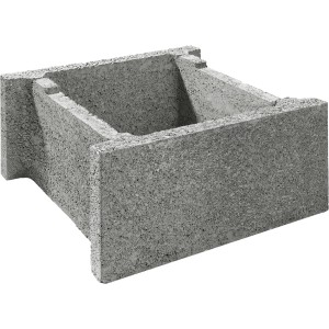 Premac Schalungsstein Grau 50 cm x 40 cm x 25 cm