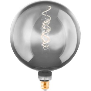 Eglo LED-Leuchtmittel G200 E27 Globe, 4W, chromfarben, dimmbar.