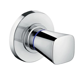 Hansgrohe Logis Absperrventil Unterputz, Chrom-Ventil für Thermostate.