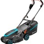 Gardena Elektro-Rasenmäher PowerMax 37/1800 G2 mit 45 l Fangkorb, Ansicht von der Seite.