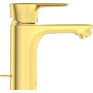 Ideal Standard Connect Air Waschtischarmatur Niederdruck, gebürstetes Gold.