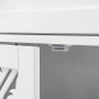 okwish Sideboard mit 4 Türen 2 Schubladen Wohnzimmer 150x90x40cm Weiß_10