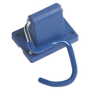 LUX Gerätehalter Comfort, blau, mit PVC-Beschichtung zur Aufhängung von Werkzeugen.