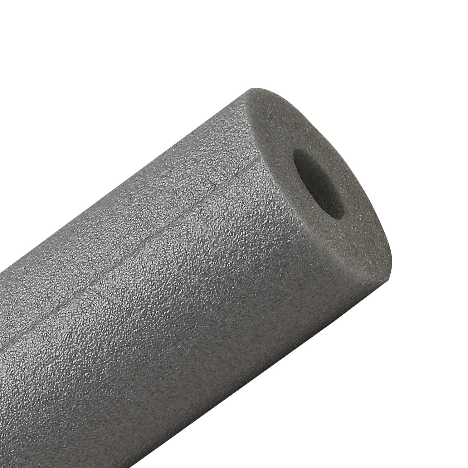 Climapor Rohrisolierung PE 15-13, graue Schaumstoff-Isolierung für Heizungsrohre, 15 mm Durchmesser.