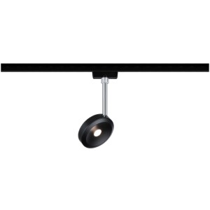 Paulmann URail LED-Spot Discus 5W Schwarz matt/Chrom 2700K dimmbar