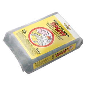 PE-Sack Streu- und Pflastersplitt, 2-4 mm Körnung, 25 kg Sack für Gehwege und Pflasterarbeiten.