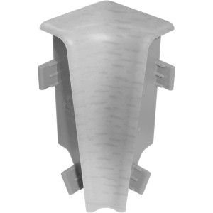 Floorever Spa Innenecke, Buche Grau, 2er-Pack. Zubehör für Laminat & Parkett.