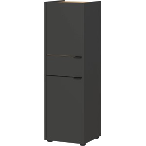 Germania Schrank Forano 4498 Graphit Eiche 34 cm x 111 cm x 34 cm