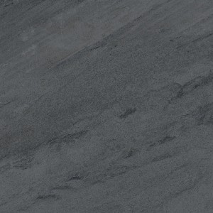 Feinsteinzeug Bodenfliese Olympus Anthrazit, matte Steinoptik, 59,7x59,7 cm.