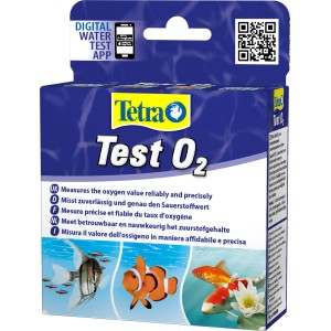Tetra Wassertest Sauerstoff (O2) für Aquarien und Teiche zur Messung des Sauerstoffgehalts.