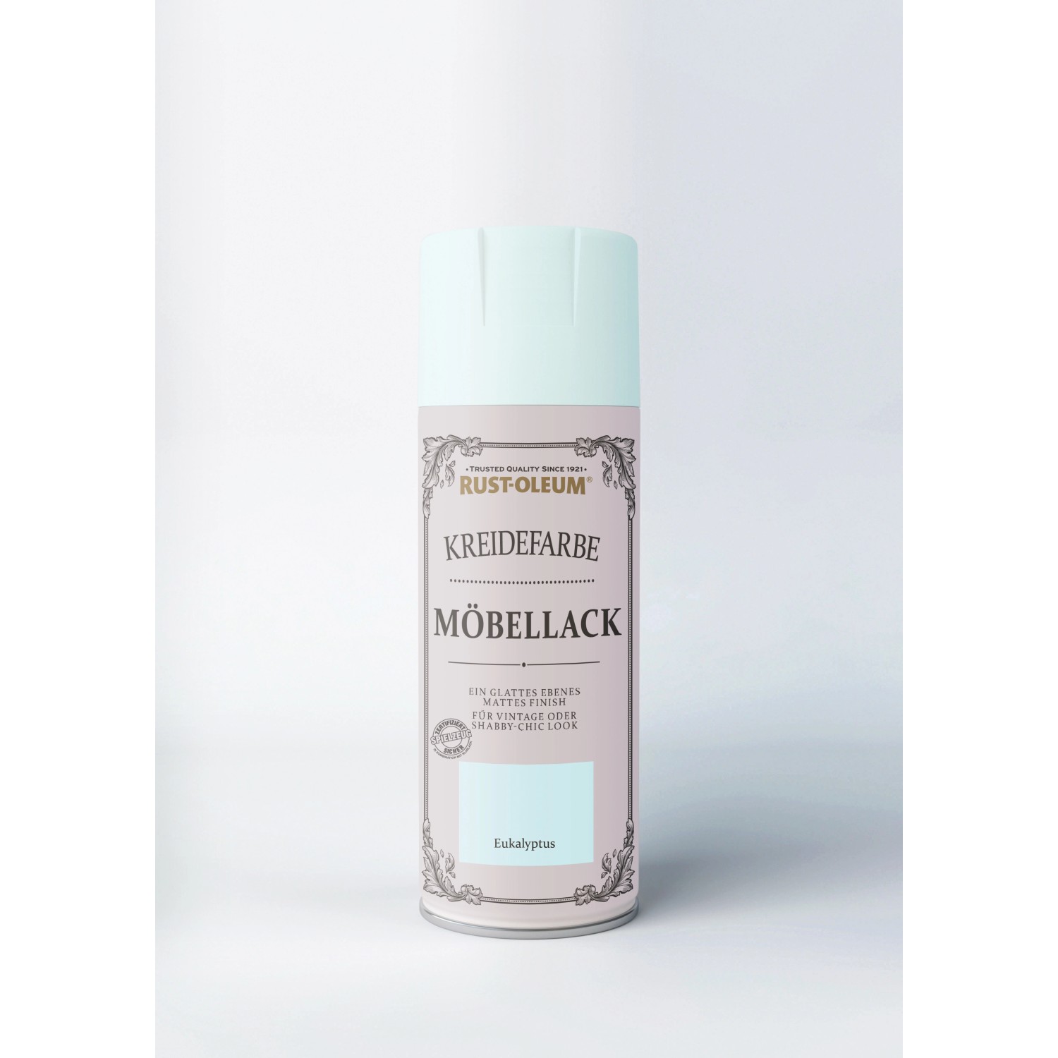 Rust-Oleum Kreidefarbe Möbellack Sprühfarbe Eukalyptus, matt, 400ml Dose.