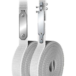 Schellenberg Gurtfix Maxi Reparaturset, 23 mm, grau. Rollladenreparatur ohne Kastenöffnung.