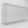 Gabiona Gabionenkorb, 100x200x40 cm, Maschenweite 5x5 cm, Drahtkorb für Einfassungen und Mauern.