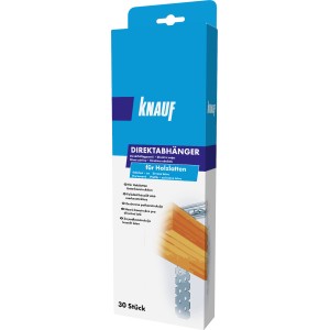 Knauf Direktabhänger für Holzlatten, 30 Stück, zur Befestigung von Holzlatten im Trockenbau.