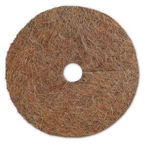 KARAT Mulchscheiben Kokos Pflanzenschutzmatte Winterschutz Kokosfaser 1 Stück Ø 15 cm